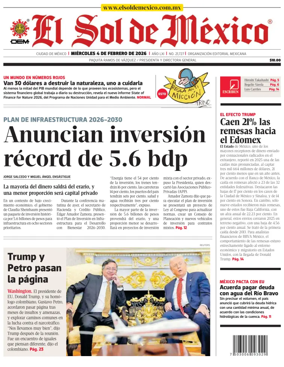 Cover of El Sol de Mexico