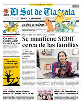 Cover of El Sol de Tlaxcala