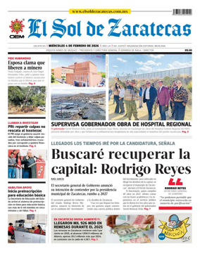 Cover of El Sol de Zacatecas