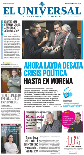 Cover of El Universal