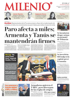 Cover of Milenio Puebla