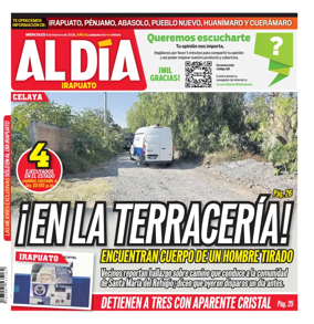 Cover of Periodico Al Dia (Irapuato)