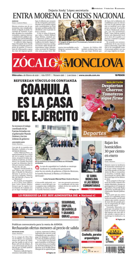 Cover of Zocalo Monclova