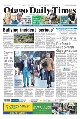 Cover of Otago Daily Times