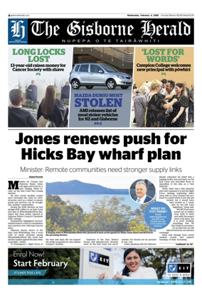 Cover of The Gisborne Herald