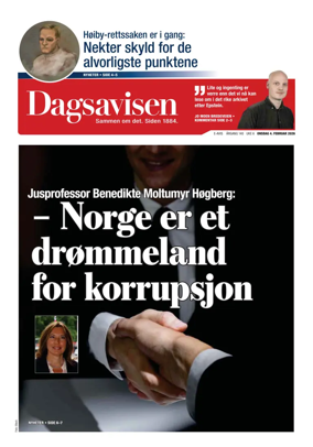 Cover of Dagsavisen