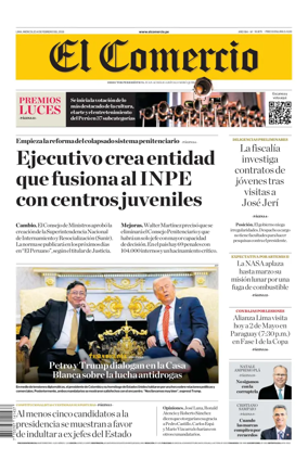 Cover of Diario El Comercio