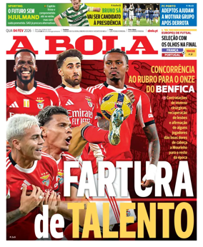 Cover of A BOLA (Portuguese)