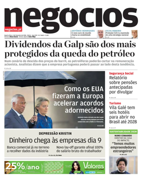 Cover of Jornal de Negocios