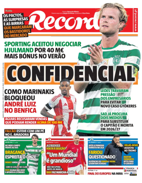 Cover of Record (Portugal)