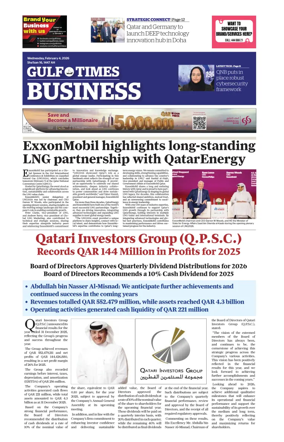 Cover of Gulf Times Business