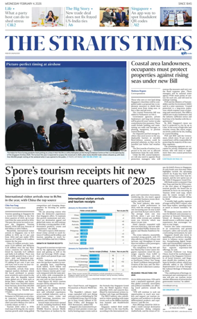 Cover of The Straits Times