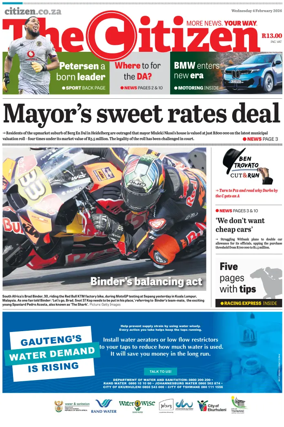 Cover of The Citizen (Gauteng)