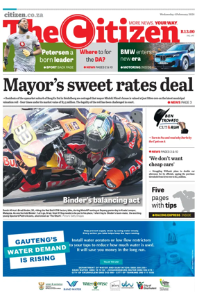 Cover of The Citizen (KZN)