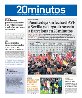 Cover of 20 Minutos Madrid