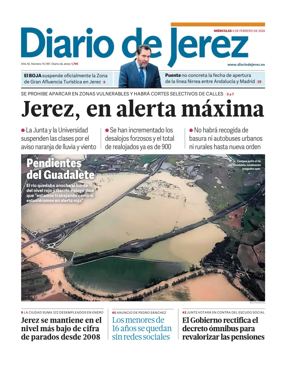 Cover of Diario de Jerez