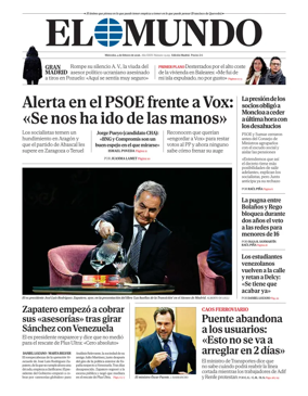 Cover of El Mundo Madrid