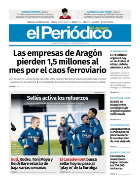 Cover of El Periodico Aragon