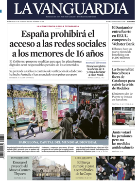 Cover of La Vanguardia (1st Edition)