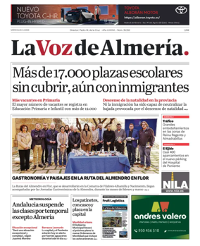 Cover of La Voz de Almeria