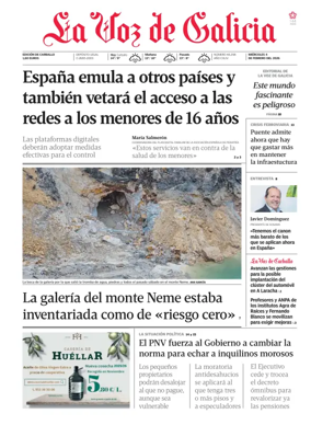 Cover of La Voz de Galicia (Carballo)