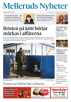 Cover of Melleruds Nyheter