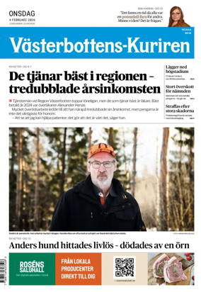 Cover of Vasterbottens-Kuriren