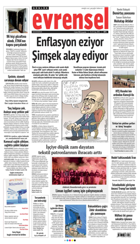 Cover of Evrensel Gazetesi