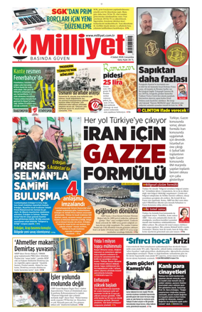Cover of Milliyet