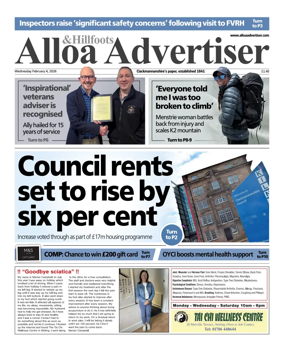 Cover of Alloa Advertiser