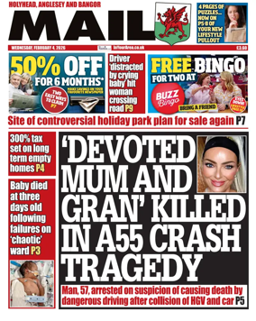 Cover of Bangor Mail