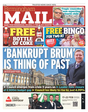 Cover of Birmingham Mail