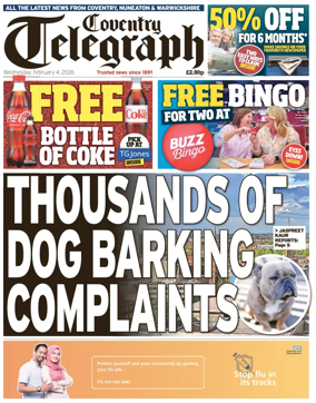 Cover of Coventry Telegraph