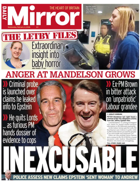 Cover of Daily Mirror