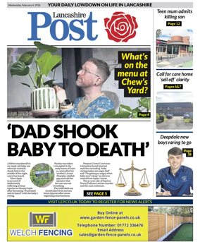 Cover of Lancashire Evening Post