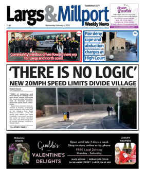Cover of Largs & Millport Weekly News