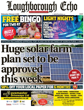 Cover of Loughborough Echo