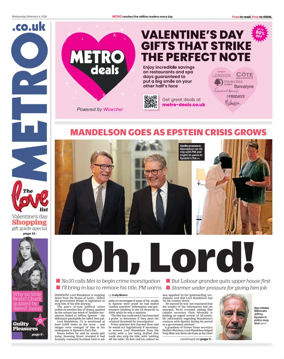 Cover of Metro (UK)