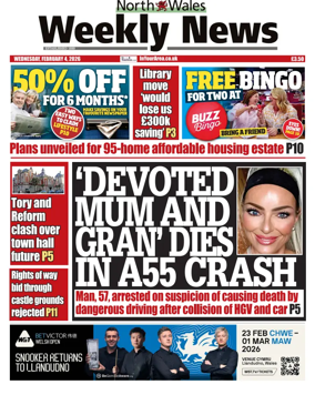 Cover of North Wales Weekly News
