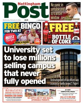 Cover of Nottingham Post