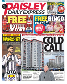 Cover of Paisley Daily Express
