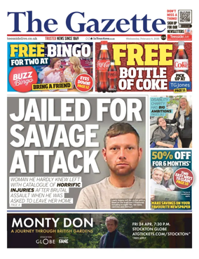 Cover of Teesside Evening Gazette