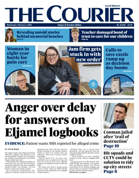 Cover of The Courier & Advertiser (Angus and Dundee)