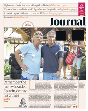 Cover of The Guardian e-paper Journal