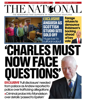 Cover of The National (Scotland)