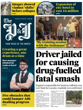 Cover of The Press and Journal (Inverness Highlands and Islands)