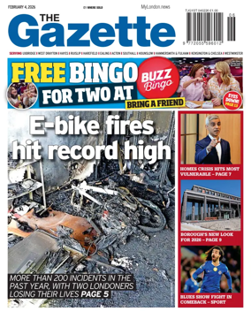 Cover of Uxbridge Gazette