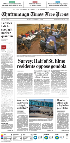 Cover of Chattanooga Times Free Press