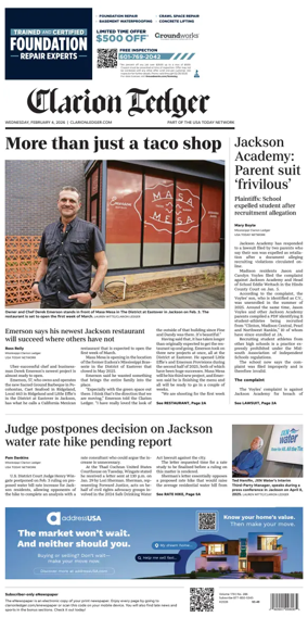 Cover of Clarion Ledger