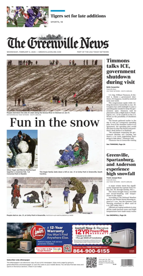 Cover of The Greenville News